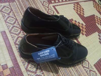 Service Black Shoes for Men