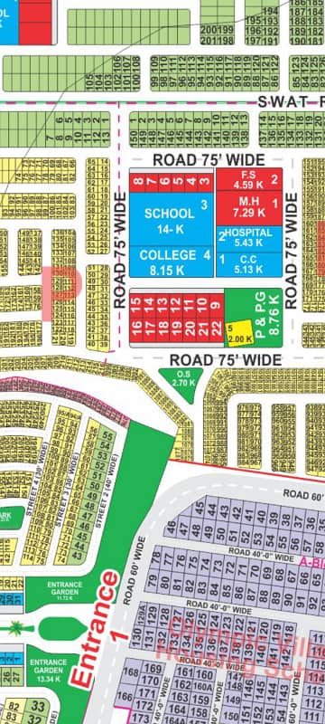 5 Marla Plot For Sale 75 Ft Road Lda City Lahore
