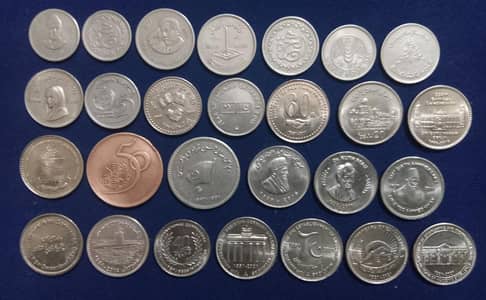 Pakistan Commemorative all 37 coins set