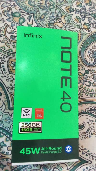 Infinix note 40