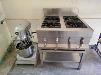 Dough Machine and Burner