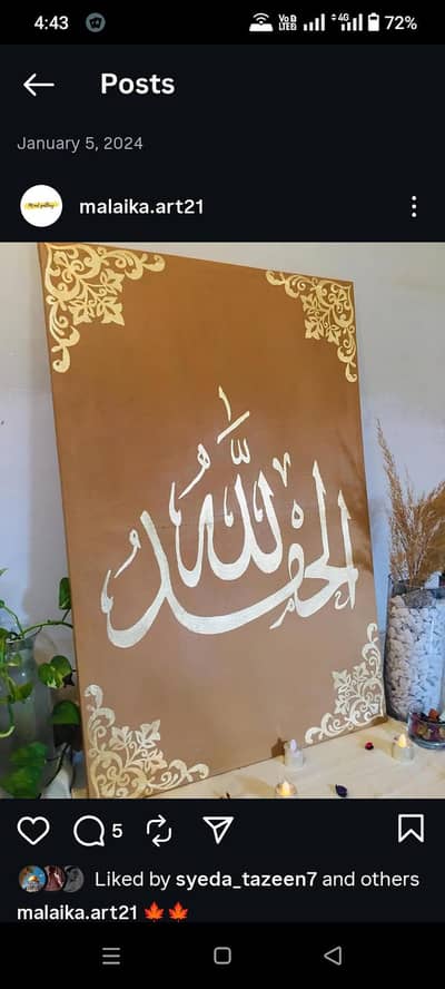 Calligraphy paintings