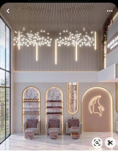 beauty parlour design clinic add office renovation and design