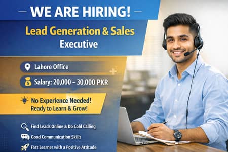 Lead Generation & Sales Executive (Fresher)