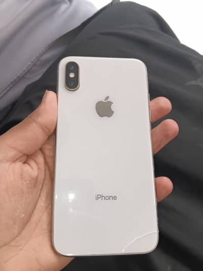 iphone x pta approved 64 gb battery panel original  exchange possible