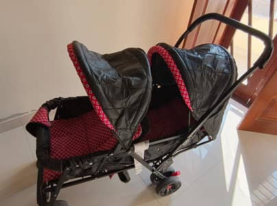 twins baby pram