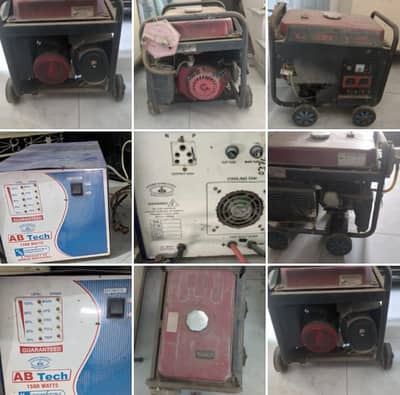 ups double battery ups+generator 15000+15000