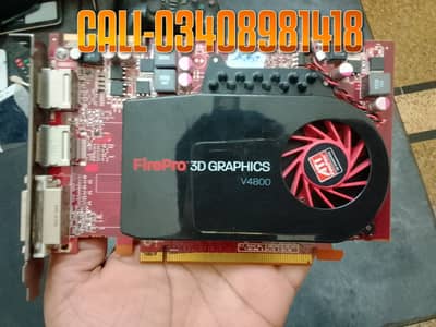 AMD FIRE PRO V4800 1GB DDR5 128Bit NEW CONDITION CALL-03408981418