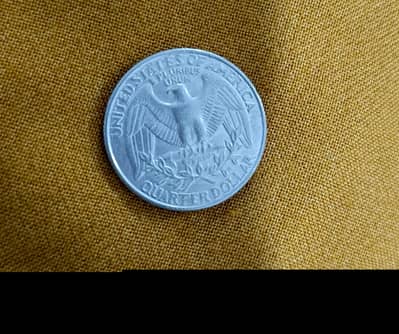 Quarter dollar coin 