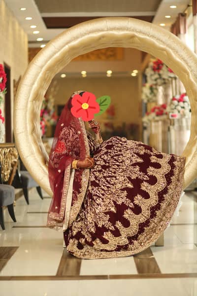 LEHNGA BRIDAL PURE VELVET