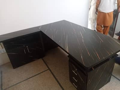 L shape table \ executive table \ office table \ table