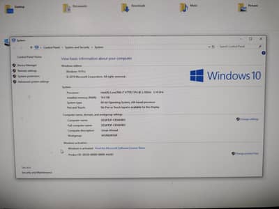 i7 4 generation 256 SSD 16 gm ram 24 inch LCD 1080p