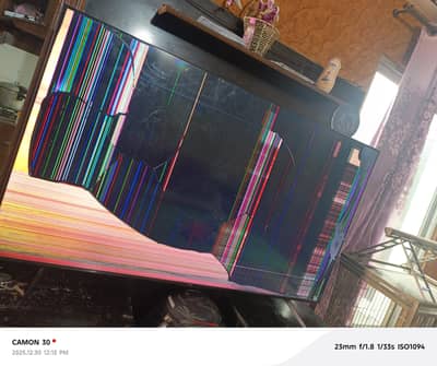this tv was damage has LCD is damage