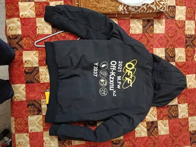 duble sideded jacket yellow & black Size XL