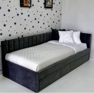 Single bed with drawer