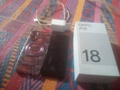 Oppo A18 pta Approved full box 9 month warranty All oky