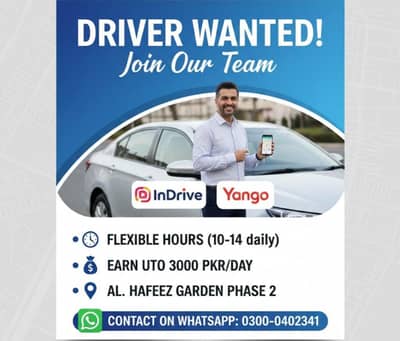 Driver Required for InDrive / Yango
