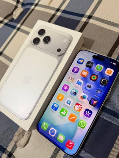 Apple iPhone 17 Pro Max 256GB – Silver | Box Available | 20 Days Used