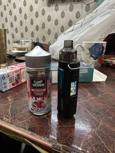 VOOPOO ARGUS PRO 80 WATTS Mod with 100 ml drip down 6mg