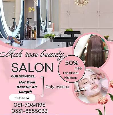 Threading, facial, Bridal makeup, Beauty salon, with discounted rates