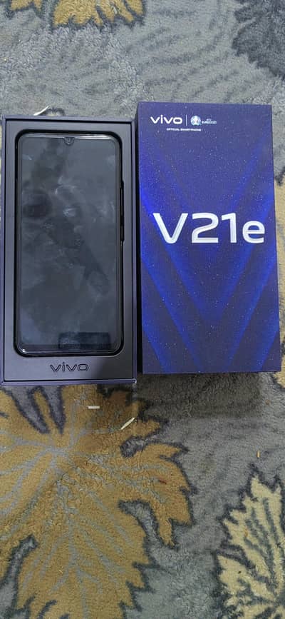 Vivo v21e For urgent sale | 8 128 GB with box