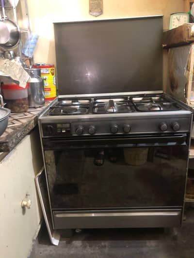 technogas made in Italy  32 inch 5 burner cooking range