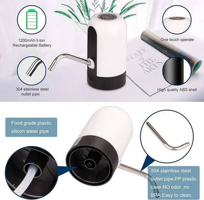 Portable & rechargeable Electric Water pump