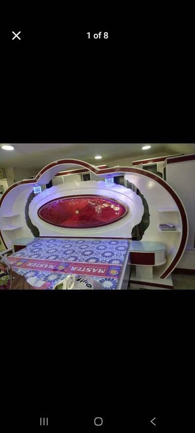 4 pcs bridal room bed set