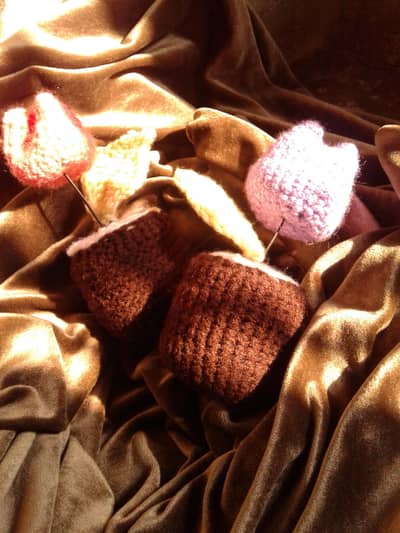 Tulip flower pot (hand made)