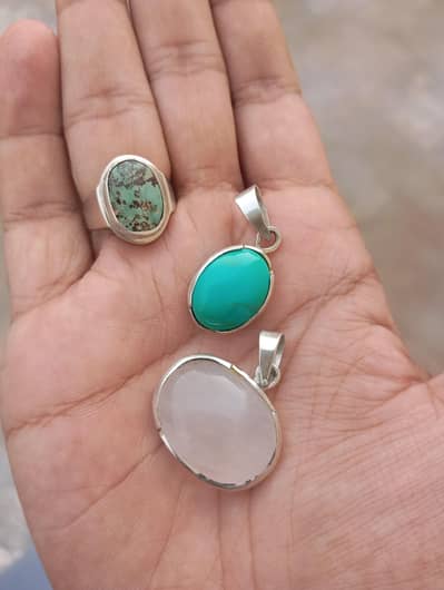 Dur e Najaf Pandent Firoza Pendant