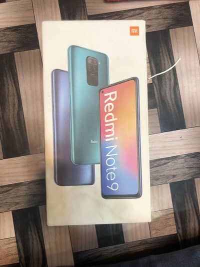 Redmi Note 9 Box Only For sale