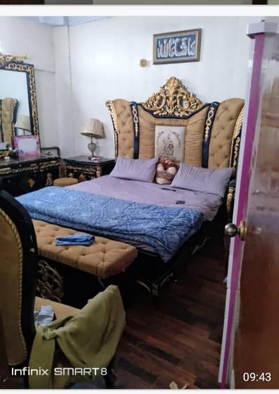 Flat Available For Sale In North Karachi Sector 7 D4 Naziash Apartments 4th Floor Corner West Open