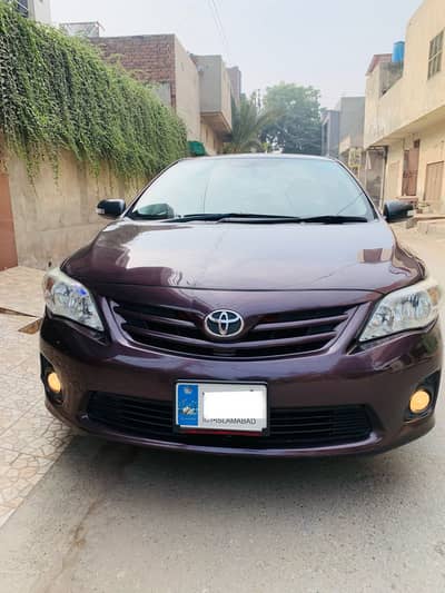 Toyota corolla gli modal 2013