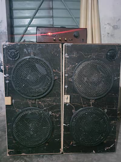 DJ sound 2 DJ 12/12 inch base 2DJ 10/10 with lights Rabta 03468397245