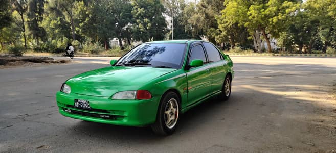Honda civic Dolphin 1995 model Child Ac alloy rims