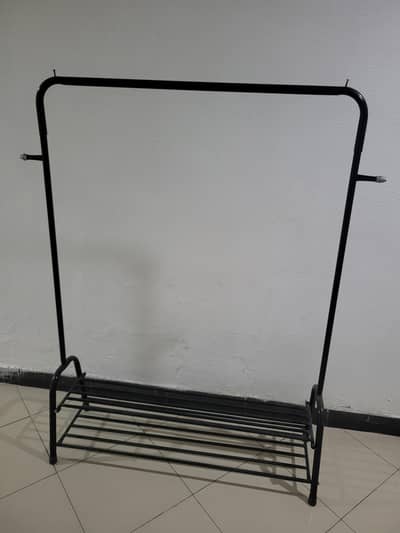 Clothes stand with shoe rack