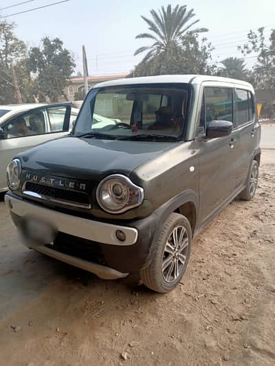 Suzuki hustler 16/18 double 2 tone cloer green and white