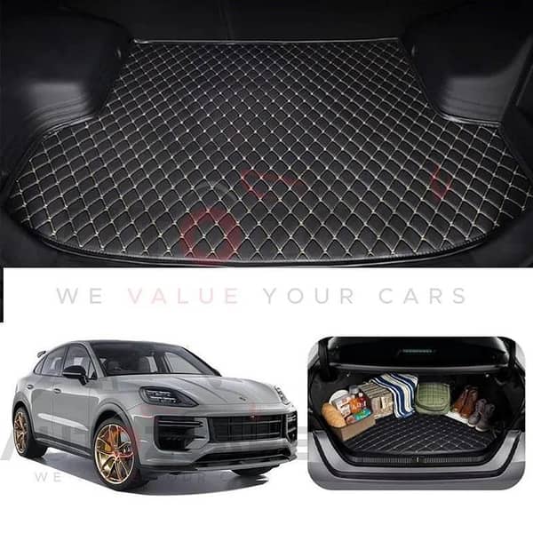 Porsche Cayenne 7D Custom Car Trunk Mat - Model 2019-2025