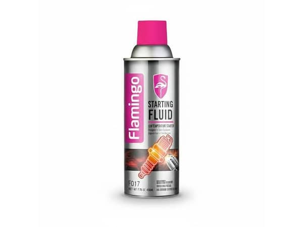 Flamingo Starting Fluid 450ml – Quick Cold Start Spray for Petrol & Diesel Engines