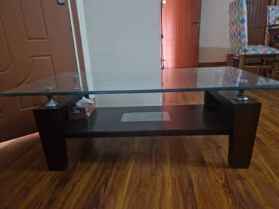  Premium Glass Center Table – Elegant & Sturdy | Rs 18,000 