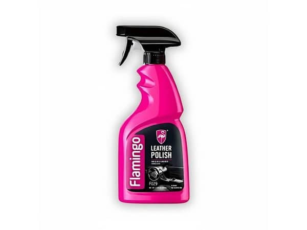 Flamingo Leather Polish 500ml – Interior Leather Cleaner, Conditioner & Shine Protector