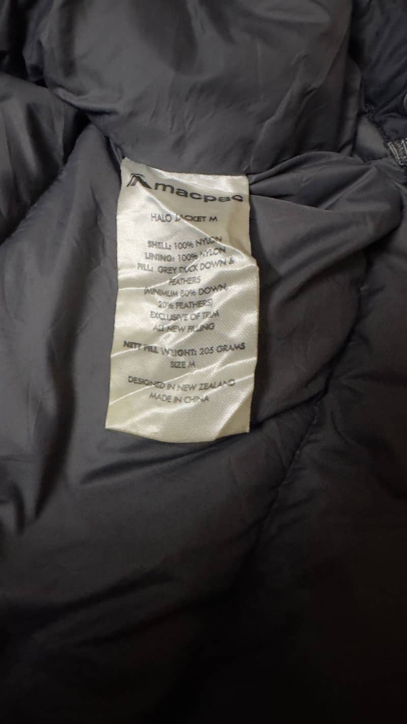 Macpac goose down jacket 2