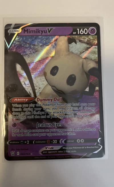 Original authentic Pokémon card Mimikyu V (JP) 076/184 Japanese