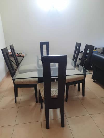 Dining table with chairs