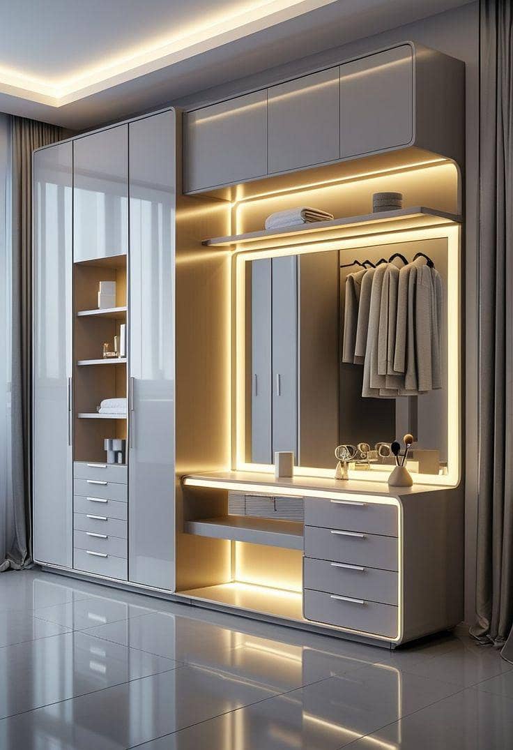Nawab Interior Home Decor Wardrobe Kitchen Bedroom & PVC Wall Paneling ...