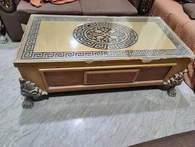 1 center table with 2 side tables