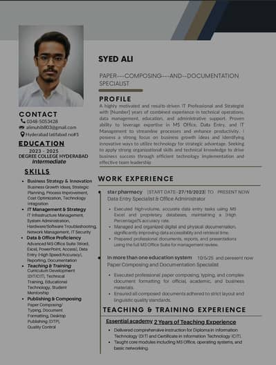 Home Tutor for Computer (DIT/CIT) & MS Office Specialist