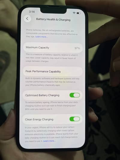 Iphone 14 JV non pta 97% battery health