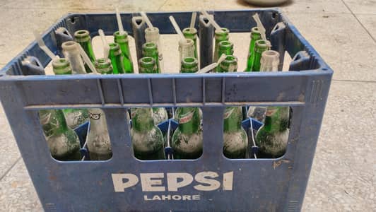 empty bottles