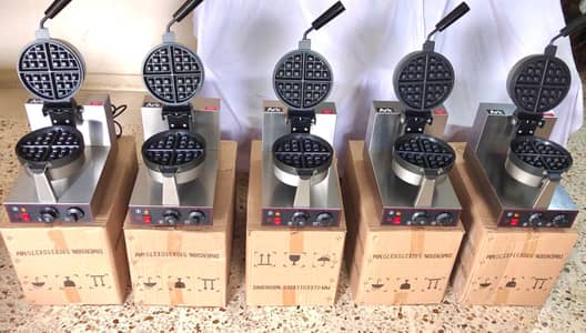 Single Double Belgian Waffle UFO Sealed Burger Pancake maker Machines